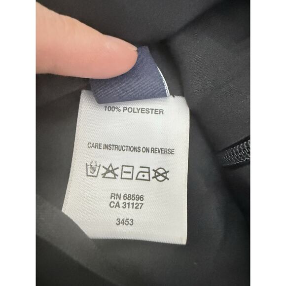 Max Mara Weekend Gingham Sleeveless Dress White Black Shift Wrap Cocktail 4 TALL - Picture 8 of 8